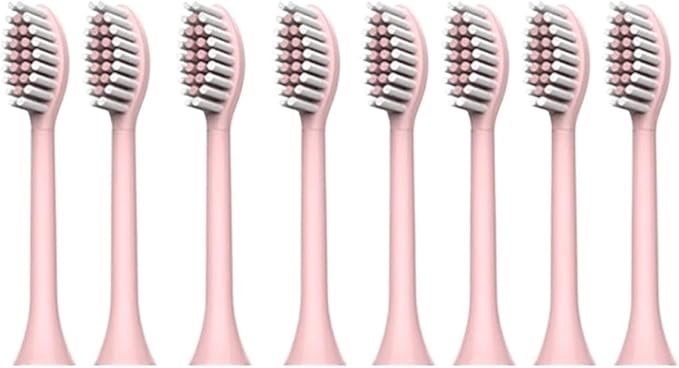 Compatible for 16 Pcs N100 N105 Sonic Electric Toothbrush Replacement Brush Head(Pink)