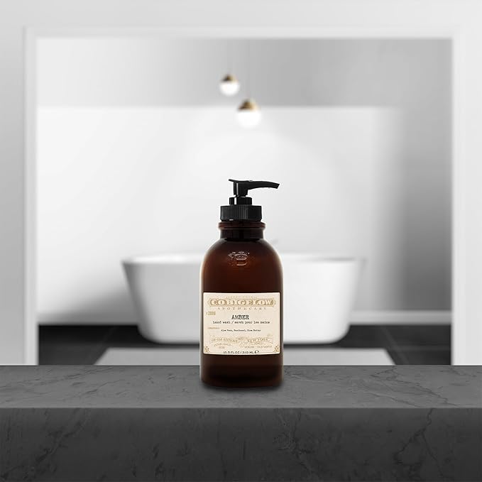 C.O. Bigelow Iconic Collection Amber Hand Wash Scented Hand Soap with Aloe Vera and Shea Butter 10.5 fl oz