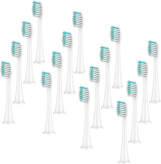 Electric Toothbrush Head Replaceable Sonic SuitableCompatible for Philips Sonicare's Brush(White 16pcs)