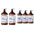 Everyone 3-in-1 Soap Body Wash Bubble Bath Shampoo 32 Ounce (Pack of 2) Lavender and Aloe &amp Liquid Hand Soap 12.75 Ounce (Pack of 3) Lavender and Coconut Plant-Based Cleanser