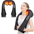 AERLANG Shiatsu Back and Neck Massager Back Massager Deep Tissue Kneading Neck and Shoulder Massage with Heat Electric Massage Pillow Fathers Day Gift Ideas from Daughter Son(NOT Cordless)