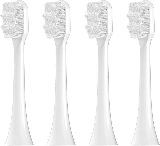 Ultra Soft Brush HeadsCompatible for Philips Electric Toothbrush for Sensitive Teeth and Gums Care with Nano Bristles(2)