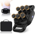 Six Head Massage Gun with 50 Adjustable Intensities &amp 9 Modes Massage Gun for Back Leg Muscle Pain Relief Ideal Gifts for Friends and Parents