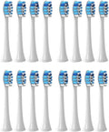 Compatible for 16 Pcs Toothbrush Brush Head Replacement Heads HX3/HX6/HX9 Series HX3210/3211/6150/6500/6510/6530/9342/6730(16p3)