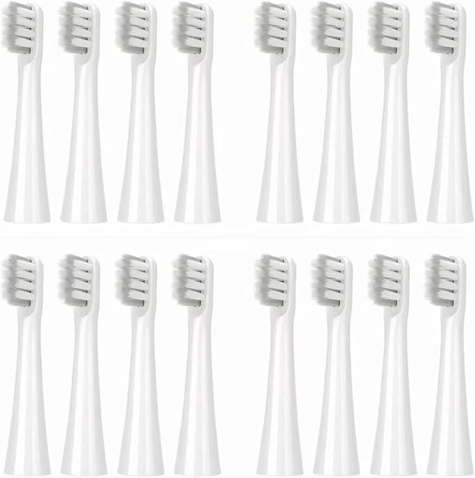 Replacement Electric Toothbrush Heads Compatible Compatible for SOOCAS EX3 SO White T100 Bristles4-16PCS(16PCS)