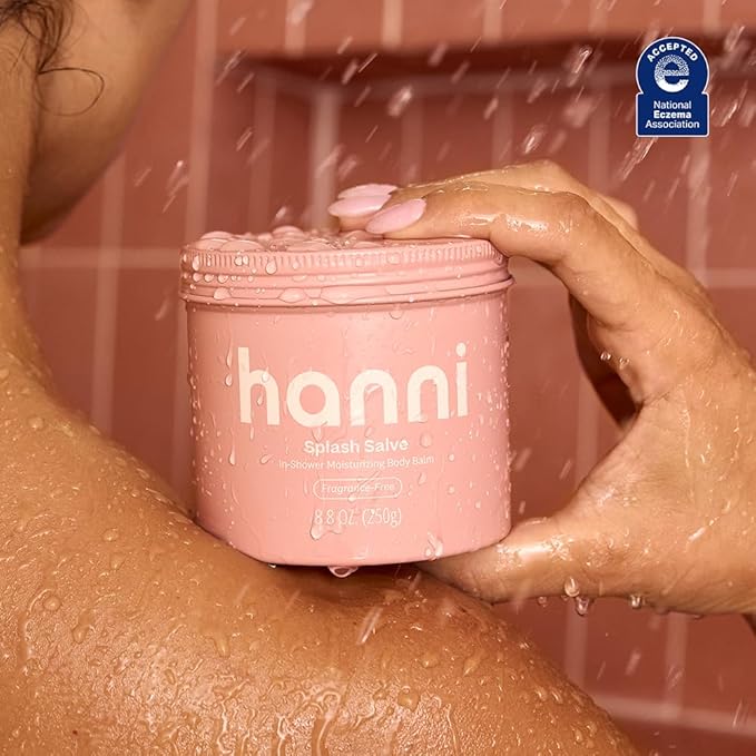 HANNI Splash Salve Body Mask In-Shower Moisturizer with Coconut Jojoba Shea Butter &amp Glycerin Deep Conditioning for All Skin Types FRAGRANCE-FREE 250 mL / 8.8 oz