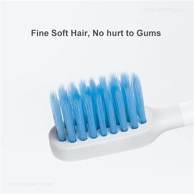 Compatible for 3pcs Original Xiaomi Mijia T300 T500 Sonic Toothbrush Heads Teethbrush Replacement Oral Hygiene Mi Brush Head(Blue 6PCS)