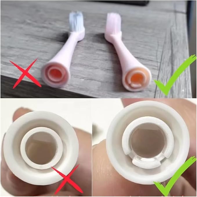 8/16pcs Replacement Toothbrush HeadsCompatible for X-3 X-2 Soft Bristle Nozzle(16pcs)