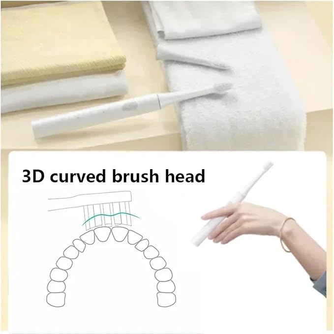 10PCS Compatible for T100 Replacement Brush Heads Electric Toothbrush Vacuum Soft Bristle Suitable Nozzles(10White)