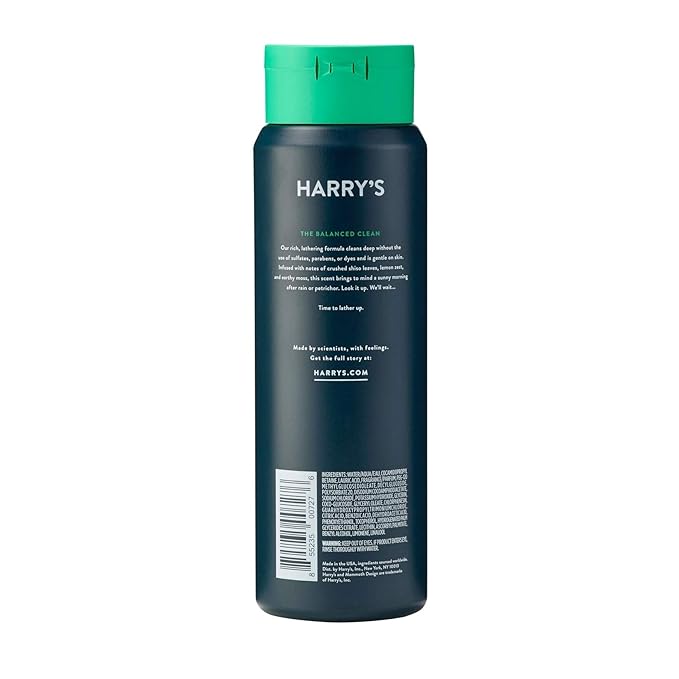 Harry's Men's Body Wash - Shiso - 16 Fluid Ounce Pack of 4 (Packaging May Vary)