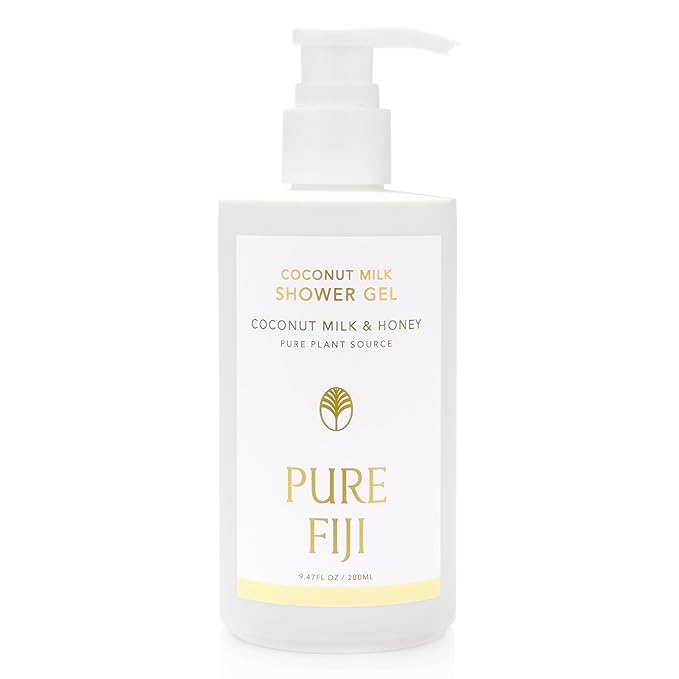 PURE FIJI Coconut Milk Shower Gel Coconut Milk &amp Honey (9.47 Fl. Oz /280ml)