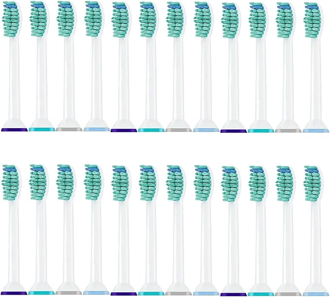24-48pcs Toothbrush Replacement Heads Compatible for with Brush Click-on Handles(24pcs)