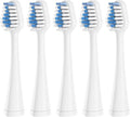 Compatible for AquaSonic Duo Series Replacement Toothbrush Heads for &amp Home Dental Center(5pcs White)