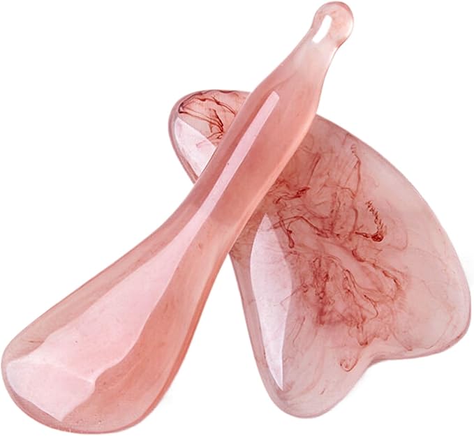刮痧板 Gua Sha Facial Tools for Face &amp Body加厚全身通用面部脸部刮脸拨筋棒 Gua Sha Scraping Massage Facial Tools Kit眼部经络按摩套装 HomeOffice Body Electric Massagers