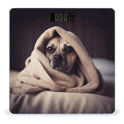 Dog in A Blanket Scale for Body Weight Smart Scales Digital Bathroom Scale High Precision Weighing Scales with Large Display Weighing Machine for People