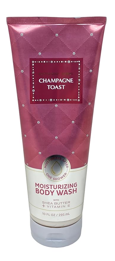 Bath &amp Body Works Champagne Toast 2 Moisturizing Body Washes with a Himalayan Salts Springs Bar Soap