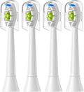 R4/8/12/16pcs Replacement Toothbrush Heads Compatible for with Philips Electric Brush Head 4100 6500 6100 7500 5300 1100(4pcs White)