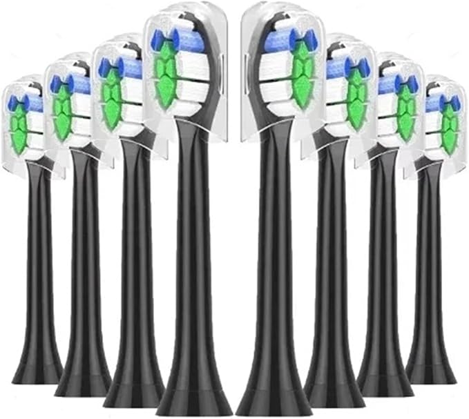 Electric Toothbrush Heads SuitableCompatible for Philips General 3/6/8/9 Full Range Brush(4PCS-G2-white)