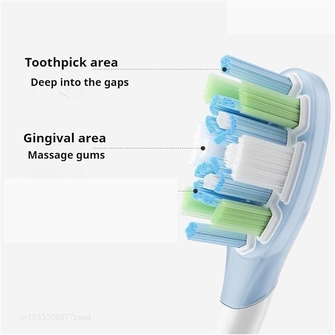 3PCS Toothbrush Brush HeadsCompatible for Xiaomi Mijia Oscillation Electric(Combo Set)