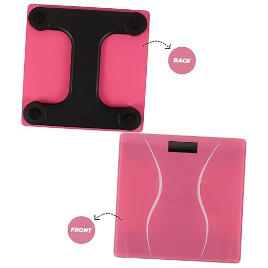 HEALLILY Portable Digital Scale for Women Accurate Rechargeable Electronic Weighing Tool Bathroom Scale for Home Decor Compact and Stylish Design for Family Use