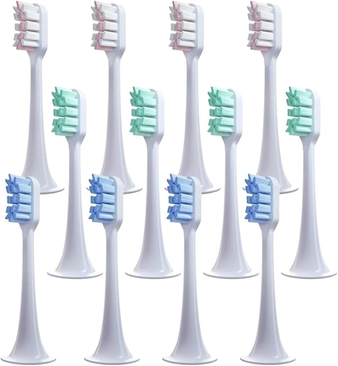 8pcs Replacement Toothbrush Heads for Electric Teeth Brush(8 Green)
