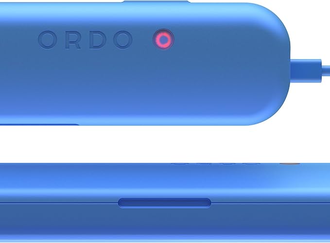ORDO Sonic+ Electric Toothbrush with Case Sonic Toothbrushes for Adults Charging Travel Case 4 Brushing Modes Fast Rechargeable Battery Silicone Polishing USB Charger Arctic Blue