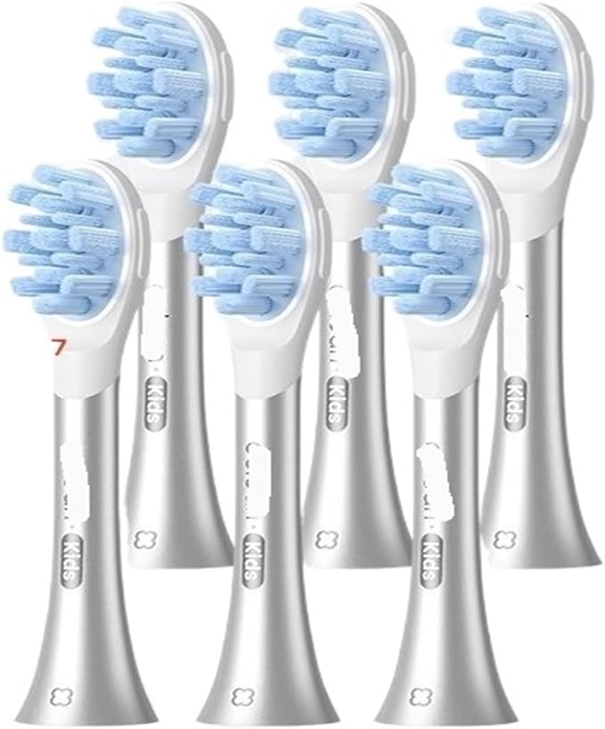 Suitable for Electric Toothbrush Head with Soft Bristles and Interactive Design for Gum Protection(Oclean P3K7 6Pcs)