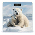 Digital Bathroom Scale for Body Weight Scale with Bright LCD Display High Accuracy Step-On Technology Auto On/Off Cute Polar Bear Digital Scales 400 Lbs /180kg