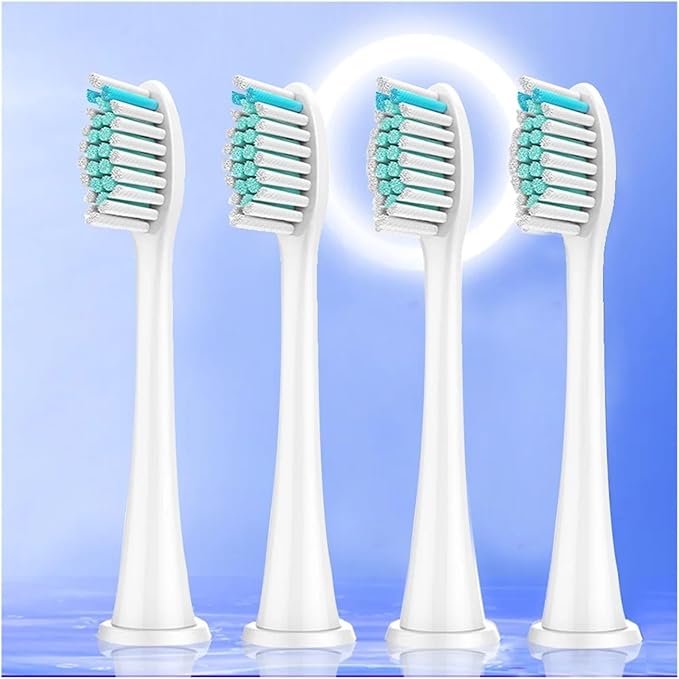 Electric Toothbrush Head Replaceable Sonic SuitableCompatible for Philips Sonicare's Brush(Black 20pc)
