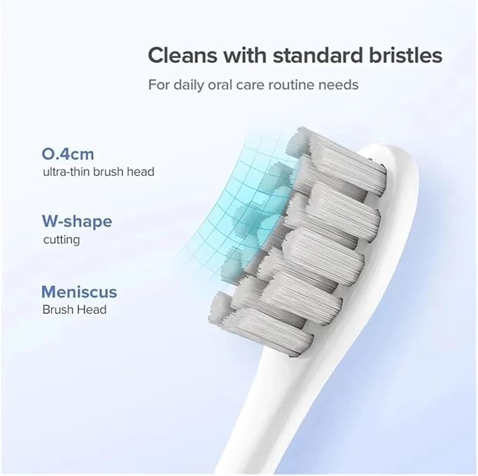 3/6Pcs Electric Toothbrush Brush HeadsCompatible for Oclean X Pro Elite Flow Z1 X10 E1 Air 2 All Series Smart Sonic(6pcs)