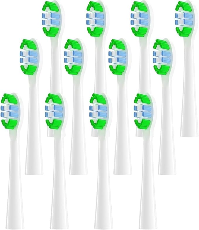 Replacement Brush Heads Compatible with Laifen LF10 Electric Toothbrush Replacement Heads Toothbrush Heads(12PCS)