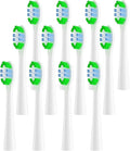 Replacement Brush Heads Compatible with Laifen LF10 Electric Toothbrush Replacement Heads Toothbrush Heads(12PCS)