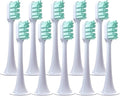 Replacement Toothbrush Heads Compatible for Xiaomi T300 T500 Electric Teeth Brush Teethbrush(10 Green)