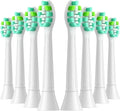 8pcs Replacement Toothbrush Heads Brush Head Compatible for Phips 4100 6500 6100 7500 5300(8pcs Green-White)