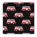 Men's Fashion Automatic Switch Digital Bathroom Weighing Scale Smart Scale Fire Fighters Red Fire Truck Cartoon