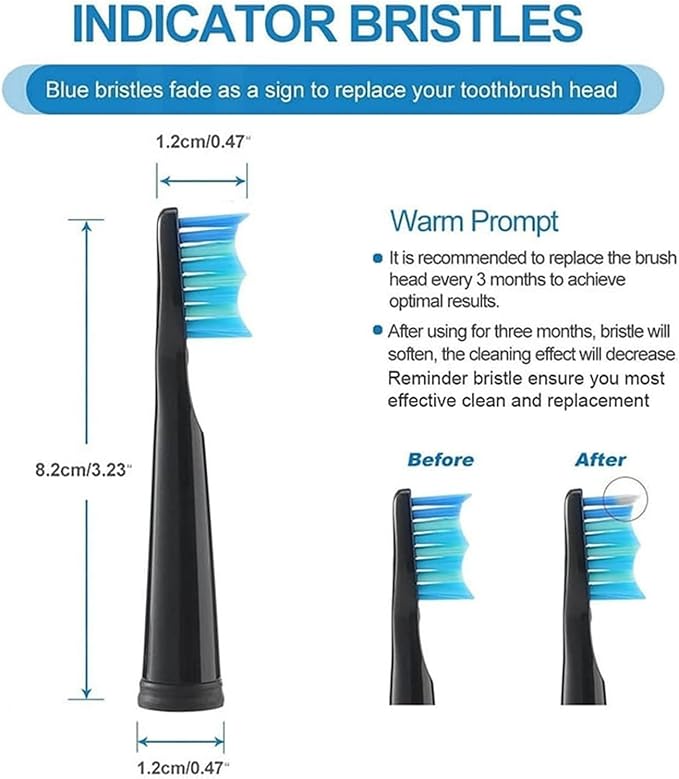 Toothbrushes Replacement Heads Toothbrush SetsCompatible for FW-507 FW-508 FW-917 Head(FW02(4pack-16pcs))