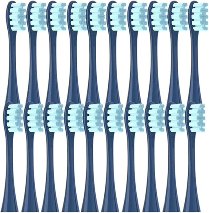 20/50/100PCS Blue Replacement Brush Head for X/X PRO/ Z1/ F1/ One/Air 2 /SE Soft Dupont Bristle Sonic Nozzles(20Blue)