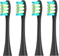 16PCS Toothbrush Heads ReplaceableCompatible for X/X PRO/ Z1/ F1/ One/Air 2 /SE Soft Bristle Brush Nozzles(16pcs Black)