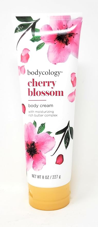 Generic Cherry Blossom 2 in 1 Body Wash &amp Bubble Bath 16 fl oz &amp Cherry Blossom Butter Body Cream 8 oz (Pack of 2)
