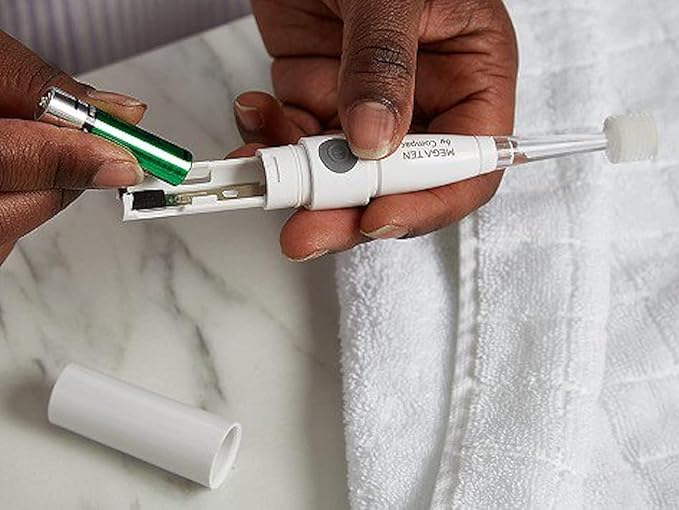 Brilliant Lumi 360 Round Head Travel Sonic Electric Toothbrush for Adults - Tooth Brush with LED Microfiber Bristles Gentle Sonic Technology for a Brilliant Smile Vibrating Toothbrush 4 Brush Heads