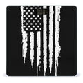 Energy Saving Scale Bathroom Weighing Scale Smart Scale for Body Weight Digital Black and White Gun Design American Flag