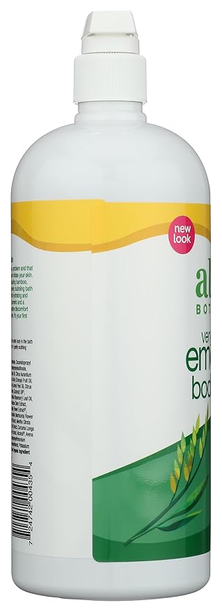 Alba Botanica Very Emollient Bath and Shower Gel Herbal Healing 32 Ounce