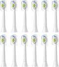 8/12/16pcs Replacement Toothbrush Heads Compatible for Philips Electric Brush Head 4100 6500 6100 7500 5300 1100(12pcs White)