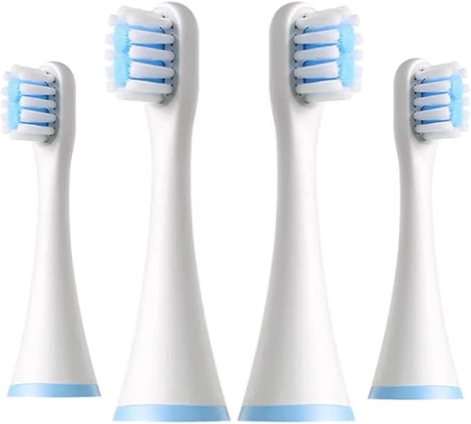 Replacement Toothbrush Heads ForCompatible for SOOCAS C1/MITU MES801/KAISHU/DR.BEI A7 Kids Electric Children Soft Nozzle(8PCS)