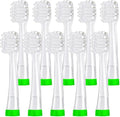Toothbrush Replacement Heads 812 Brush Soft Bristles for Seago SG902 SG602(Green 10pcs)
