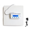 Digital Scales for Body Weight Heavy Duty for Hospital &amp Physician Use Large Digital Display and Base Desktop &amp Suspended Display Screen with Bracket Weigh Up to 660lbs/300kg (White DT-550