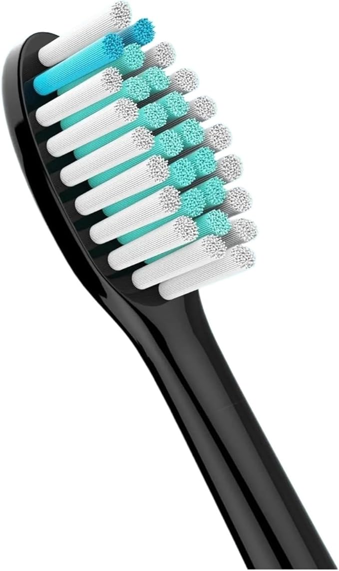 Compatible for 8Pcs Replacement Brush Heads with DiamondClean HX3/HX6/HX9 Series Electric Toothbrush HX6064(16Pcs Black)