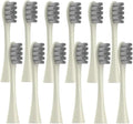 12PCS Replacement Brush HeadsCompatible for Oclean X PRO/ Z1/ F1/ One/Air 2 /SE(12pcs Beige)