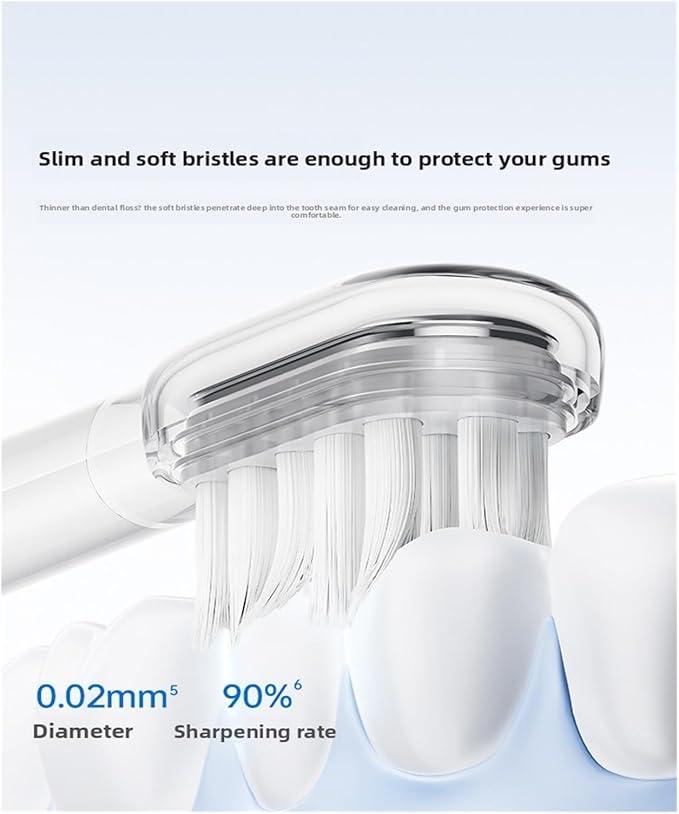 Compatible for Laifen Electric Toothbrush Brush Head [Cushioning Model] LFTBO1-S LFTB01-P ABS LFTB01-A Oscillation