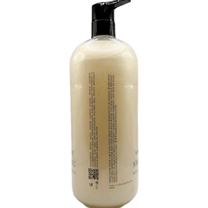 Lady Bee Vanilla &amp Oat Shower Gel with Goat's Milk and Almond Oil 32 fl oz Moisturizing Body Wash